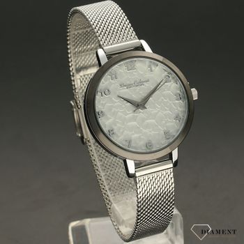 Zegarek damski BRUNO CALVANI BC2532 z czarnym dodatkiem. Zegarek damski Bruno Calvani w srebrnej kolorystyce. Zegarek damski z białą tarczą. Świetny dodatek w postaci zegarka. Idealny pomysł na prezent (5).jpg
